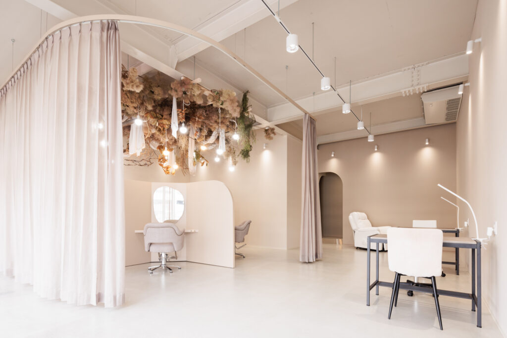 岡山の髪質改善サロンMint leaf｜大福店内観